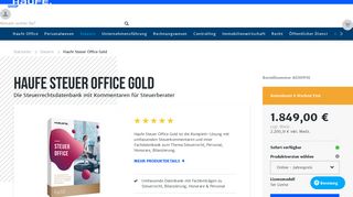 
                            4. Haufe Steuer Office Gold: Software & Datenbank | Haufe Shop