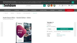 
                            7. Haufe Steuer Office – Kanzlei Edition - Online - Aktueller Stand - Soldan