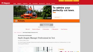 
                            10. Haufe Zeugnis Manager Professional im Test - PC Magazin