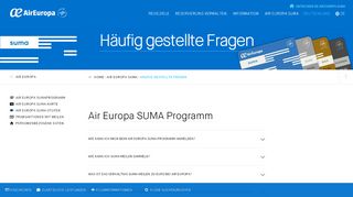 
                            5. Häufig gestellte Fragen - Air Europa