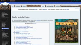 
                            6. Häufig gestellte Fragen – Das offizielle Minecraft Wiki