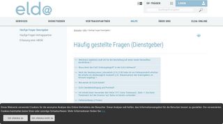 
                            12. Häufig gestellte Fragen (Dienstgeber) - ELDA