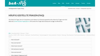 
                            8. Häufig gestellte Fragen (FAQ) - beA-ABC