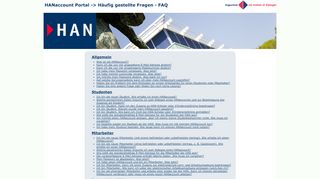 
                            7. Häufig gestellte Fragen - FAQ - HANaccount portal