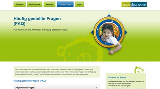 
                            3. Häufig gestellte Fragen (FAQ) | Münster Kita-Navigator