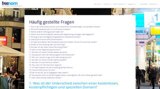 
                            4. Häufig gestellte Fragen - Freenom