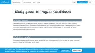 
                            5. Häufig gestellte Fragen: Kandidaten | JobRocker