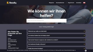 
                            5. Häufig gestellte Fragen - Readly | Support