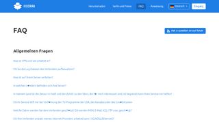 
                            3. Häufig gestellte Fragen über VPN // Hideman VPN
