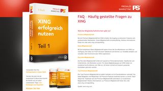 
                            11. Häufig gestellte Fragen - XING erfolgreich nutzen E-Book | PreSales ...