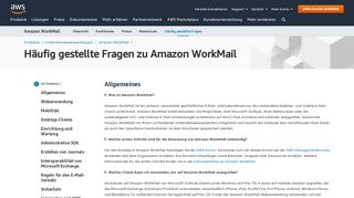 
                            5. Häufig gestellte Fragen zu Amazon WorkMail – Amazon Web Services