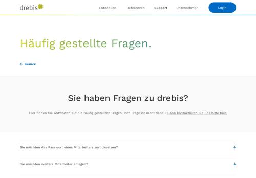 
                            10. Häufig gestellte Fragen zu drebis | FAQs
