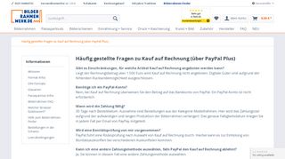 
                            7. Häufig gestellte Fragen zu Kauf auf Rechnung (über PayPal Plus ...