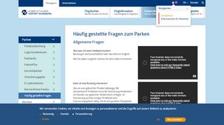 
                            5. Häufig gestellte Fragen zum Parken - Airport Nürnberg
