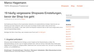 
                            2. Häufig vergessene Shopware Einstellungen bei Veröffentlichung