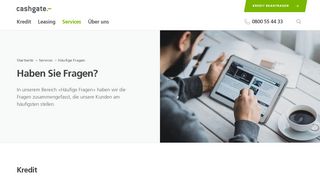 
                            8. Häufige Fragen (FAQ) | cashgate.ch - cashgate AG