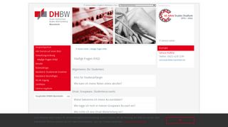 
                            3. Häufige Fragen (FAQ) - DHBW Mannheim: Duale Hochschule Baden ...
