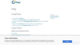 
                            4. Häufige Fragen (FAQ) — Finya