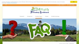 
                            13. Häufige Fragen - Feriendorf Lechbruck im Allgäu