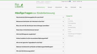 
                            11. Häufige Fragen | Kita Karlsruhe | Pro-Liberis