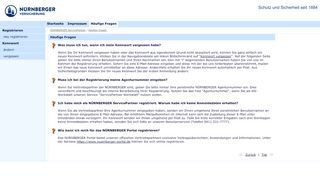 
                            6. Häufige Fragen - NÜRNBERGER ServicePartner