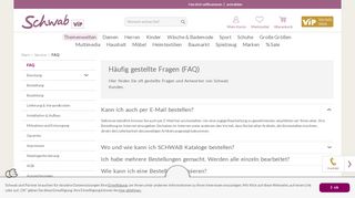 
                            5. Häufige Fragen schnell beantwortet | Schwab Versand