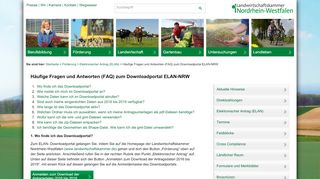 
                            5. Häufige Fragen und Antworten (FAQ) zum Downloadportal ELAN-NRW