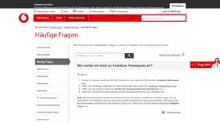 
                            2. Häufige Fragen - Vodafone Kabel Deutschland ... - MeinKabel