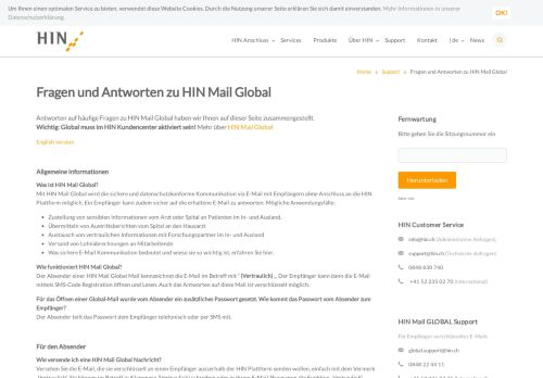 
                            9. Häufige Fragen zu HIN Mail Global | HIN