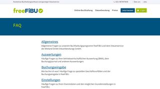 
                            12. Häufige Fragen zu unserer Online-Buchhaltung (FAQ) - freeFIBU ...