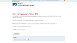 
                            8. Hauptgeschäftsstelle Dassel - VR-Bank in Südniedersachsen eG