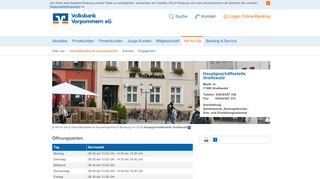 
                            12. Hauptgeschäftsstelle Greifswald - Volksbank Raiffeisenbank eG
