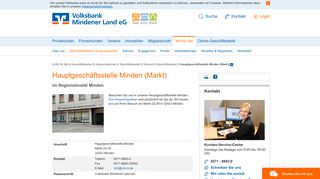 
                            4. Hauptgeschäftsstelle Minden (Markt) - Volksbank Mindener Land eG