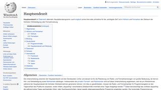 
                            8. Hauptsendezeit – Wikipedia