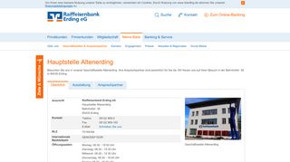 
                            4. Hauptstelle Altenerding - Raiffeisenbank Erding eG