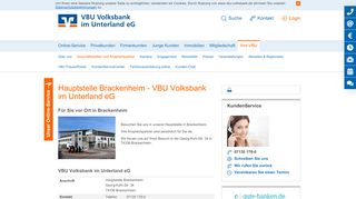 
                            4. Hauptstelle Brackenheim - VBU Volksbank im Unterland eG - VBU ...