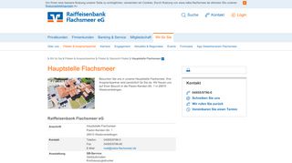 
                            6. Hauptstelle Flachsmeer - Raiffeisenbank Flachsmeer eG