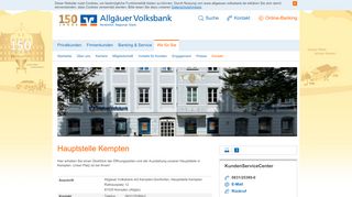 
                            7. Hauptstelle Kempten - Allgaeuer Volksbank eG