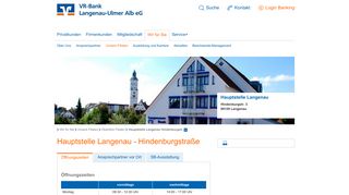 
                            4. Hauptstelle Langenau | VR-Bank Langenau-Ulmer Alb eG