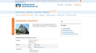 
                            6. Hauptstelle Liedolsheim - Raiffeisenbank Hardt-Bruhrain eG