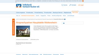 
                            6. Hauptstelle Weikersheim - Volksbank Vorbach-Tauber eG