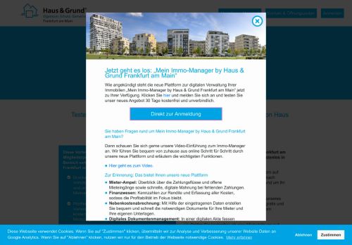 
                            1. Haus & Grund Frankfurt am Main: Startseite