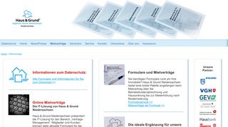 
                            2. Haus & Grund Niedersachsen - Mietverträge