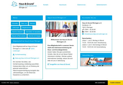 
                            5. Haus & Grund Öhringen eV: Informationen für Haus- Wohnungs- und ...