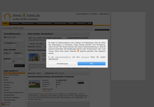 
                            4. Haus kaufen, Häuser kaufen - immo4trans