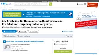 
                            7. Haus- und Grundbesitzerverein Frankfurt - Adressen im Telefonbuch