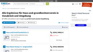 
                            3. Haus- und Grundbesitzerverein Osnabrück - Adressen im Telefonbuch