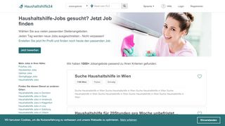 
                            4. Haushaltshilfe-Job gesucht? Jetzt finden - Haushaltshilfe24