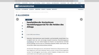 
                            8. haushelden.de: Kostenloses Vermittlungsportal für die Helden des ...