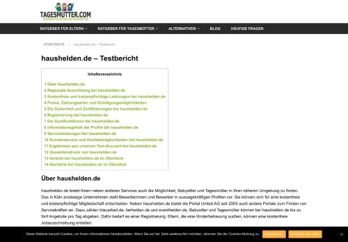 
                            9. haushelden.de – Testbericht | Tagesmutter.com